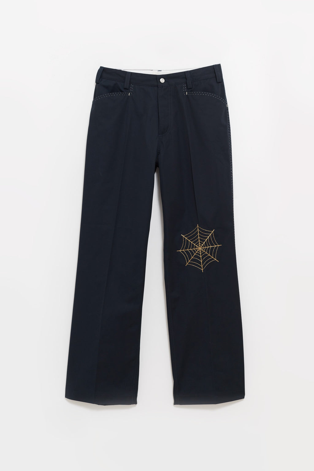 SECOND LAYER NAVY ANGEL TROUSER