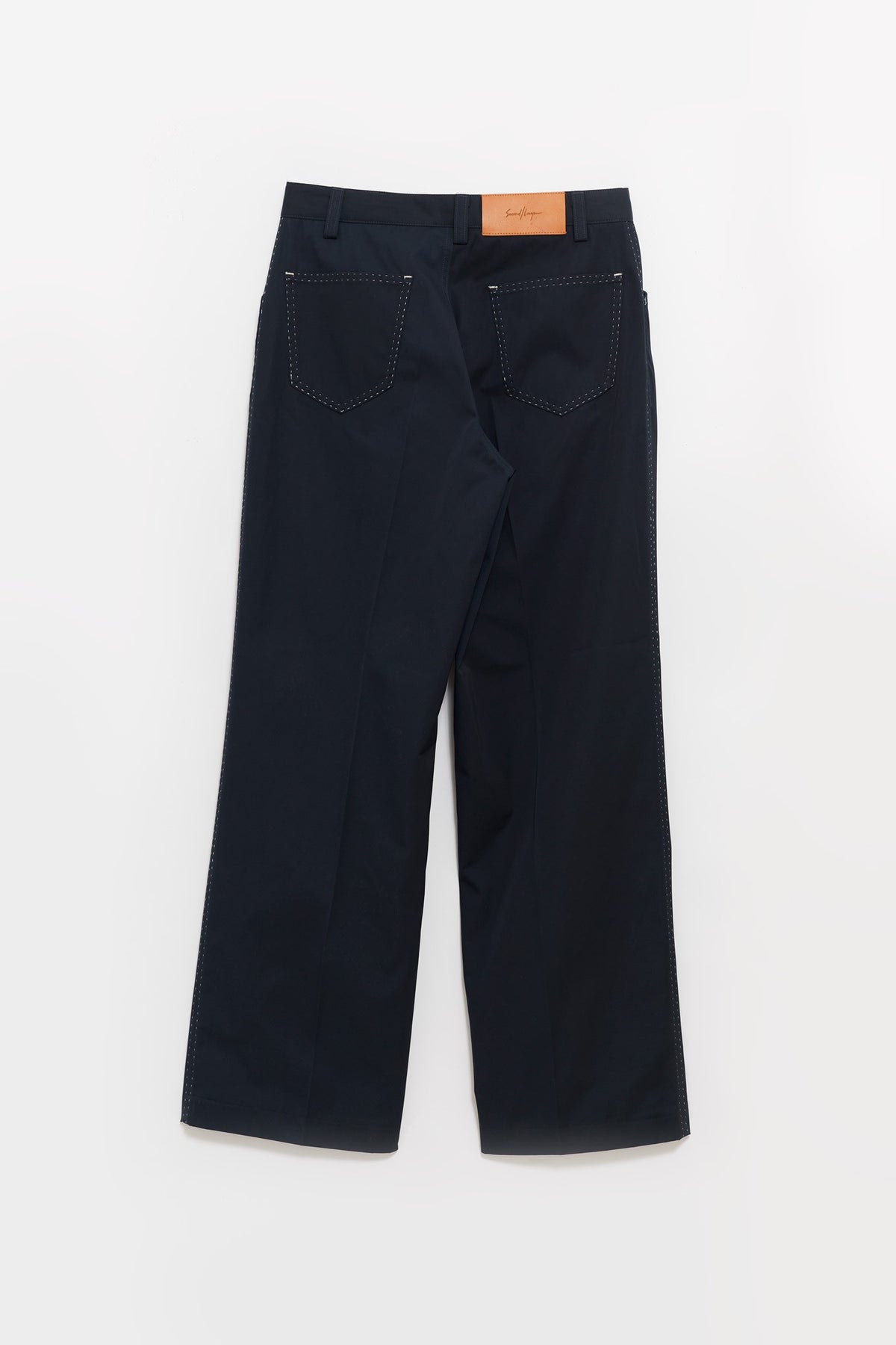 SECOND LAYER NAVY ANGEL TROUSER