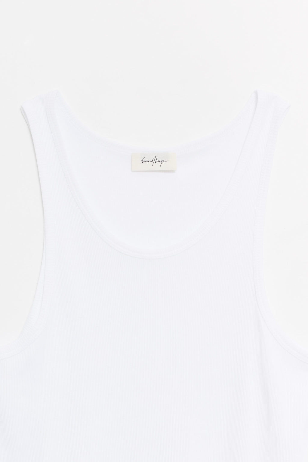 SECOND LAYER WHITE LOS NINOS TANK TOP T SHIRT