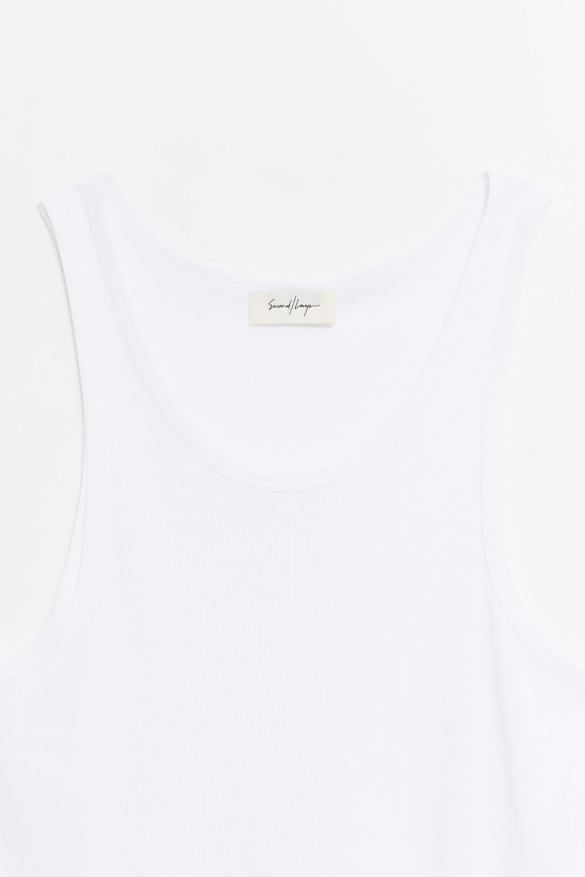SECOND LAYER WHITE LOS NINOS TANK TOP T SHIRT