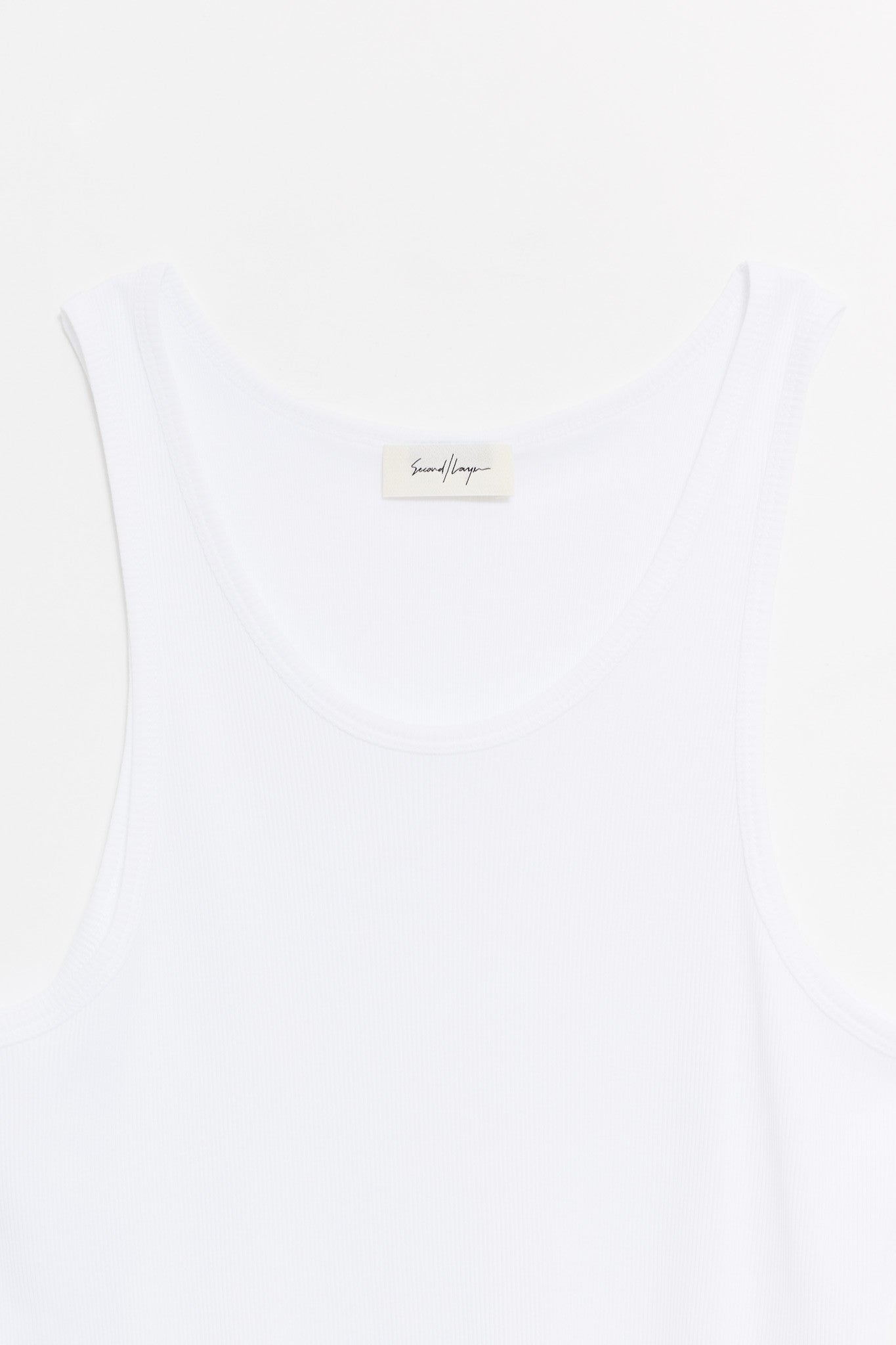 SECOND LAYER WHITE LOS NINOS TANK TOP T SHIRT