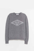 MARINE SERRE DARK GREY CLEAN WOOL KNIT CREWNECK