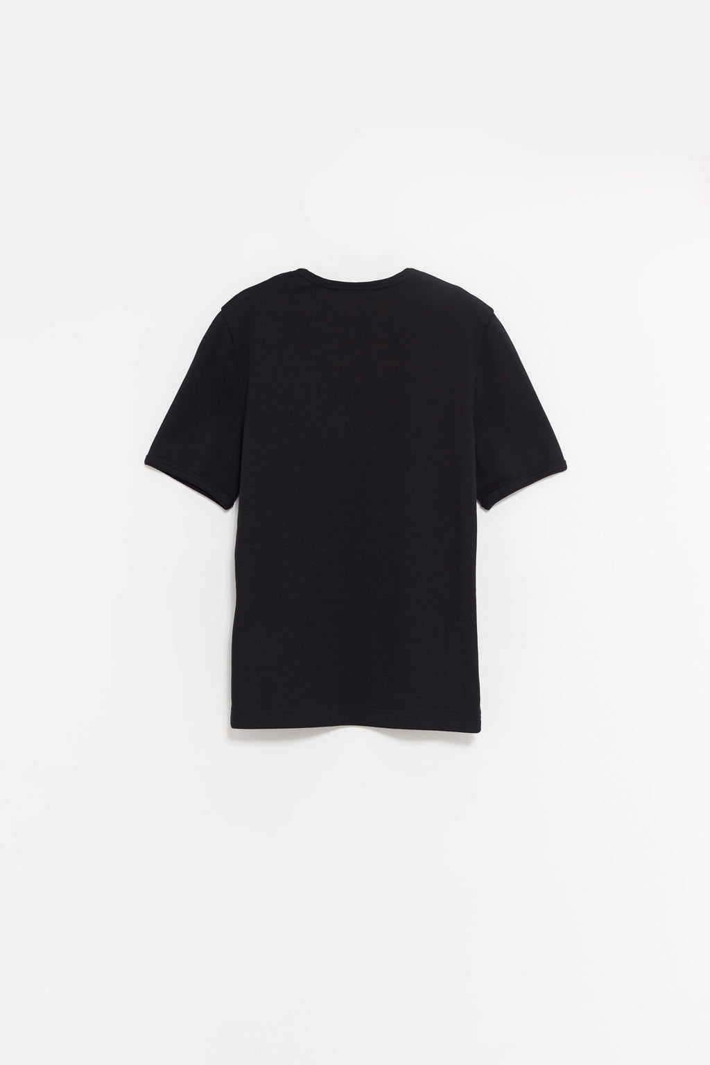 COURREGES BLACK MEDUSA CONTRAST T SHIRT