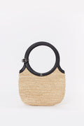 COURREGES NATURAL HOLY RAPHIA BAG