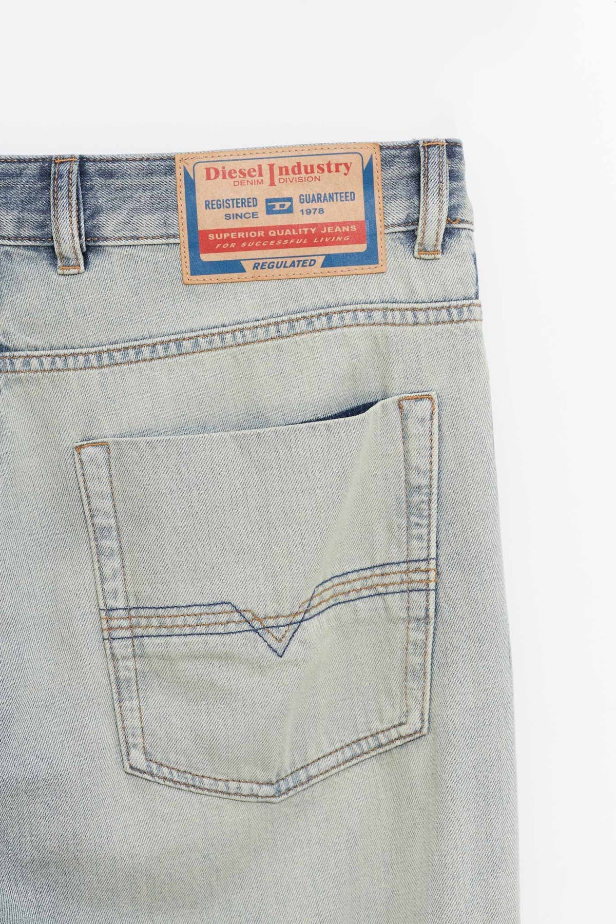 DIESEL CLEAR BLUE 1980 D EEPER S TROUSER