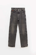 MARTINE ROSE BLACK PANELLED JEAN