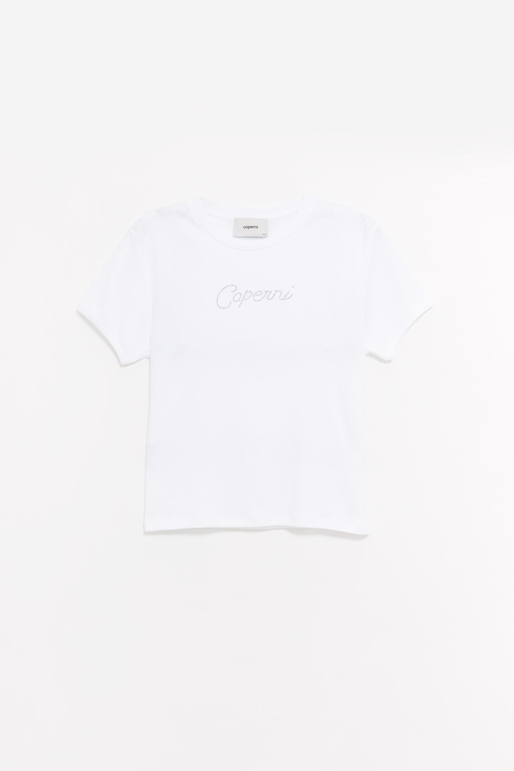 COPERNI WHITE CRYSTAL LOGO T SHIRT
