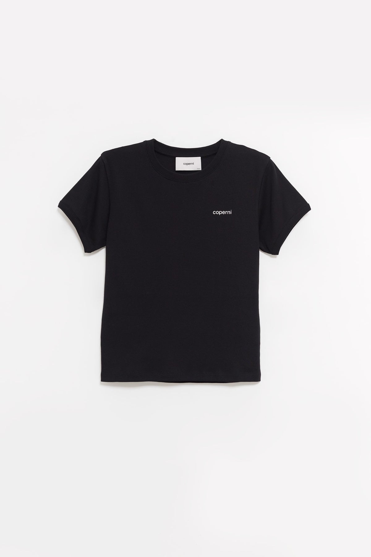 COPERNI BLACK LOGO SLIM FIT T SHIRT