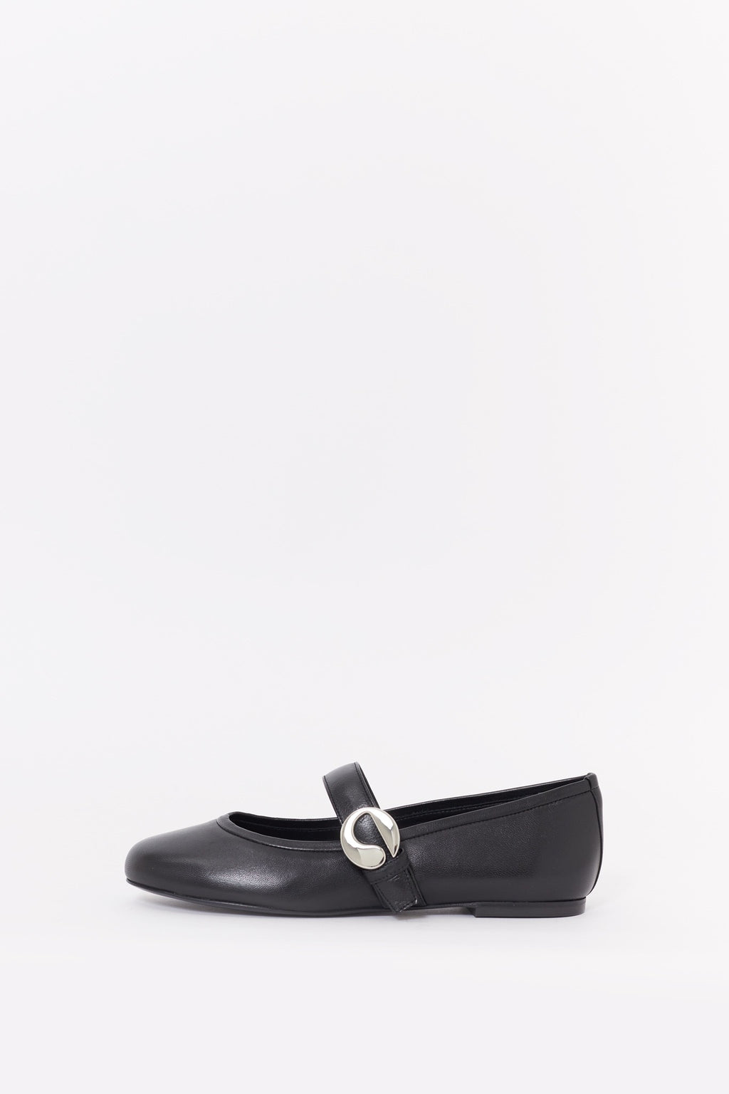 COPERNI BLACK BALLERINA BELT FLAT