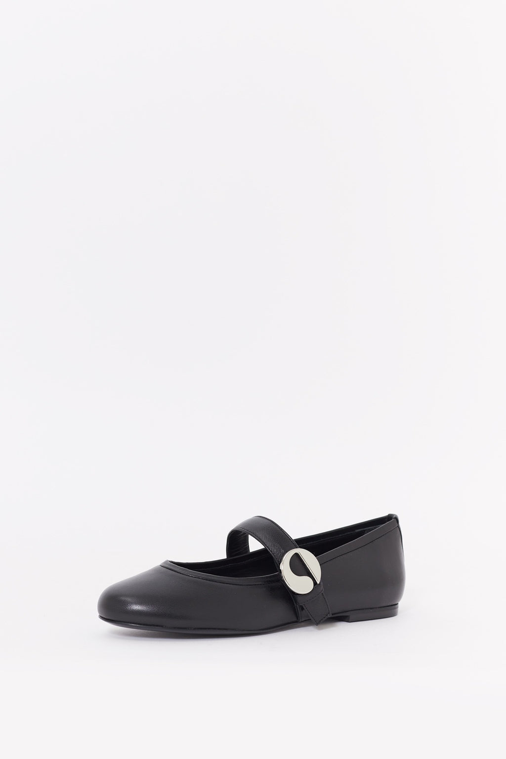 COPERNI BLACK BALLERINA BELT FLAT