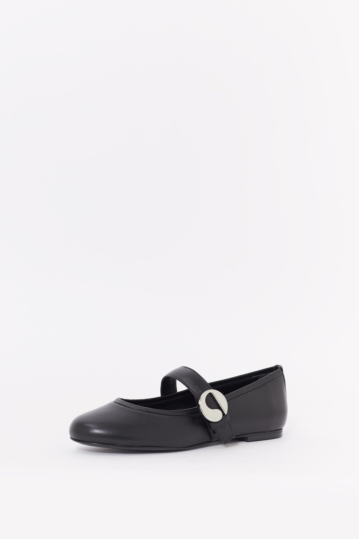 COPERNI BLACK BALLERINA BELT FLAT