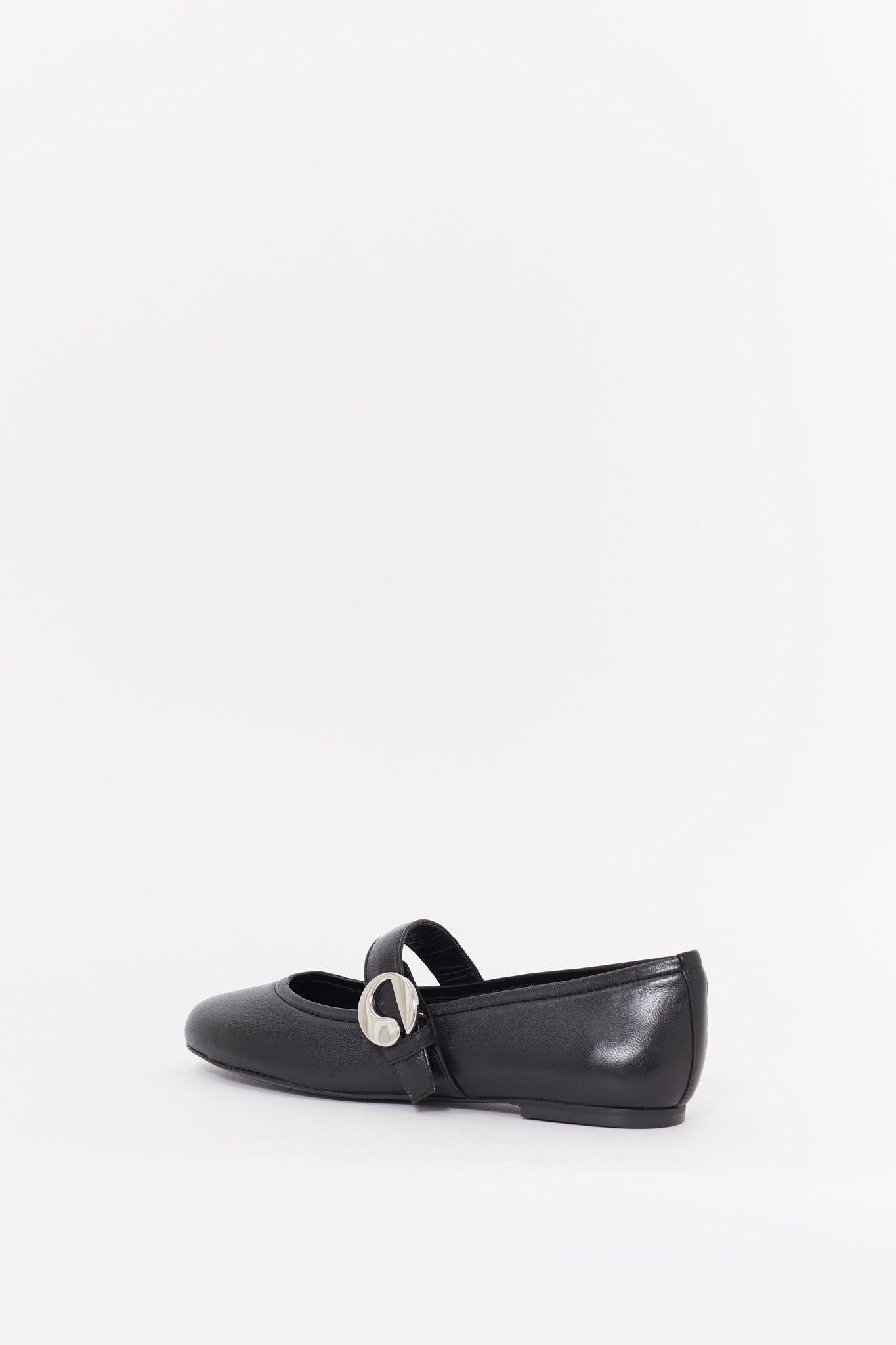 COPERNI BLACK BALLERINA BELT FLAT