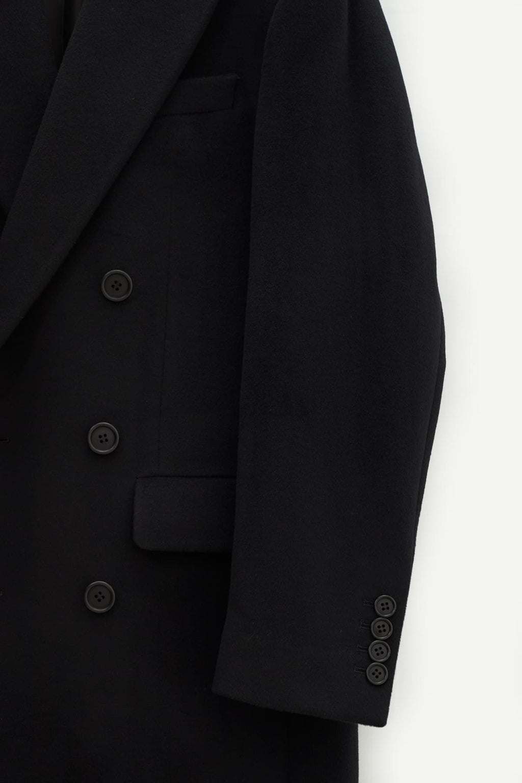 SUNFLOWER BLACK DB COAT