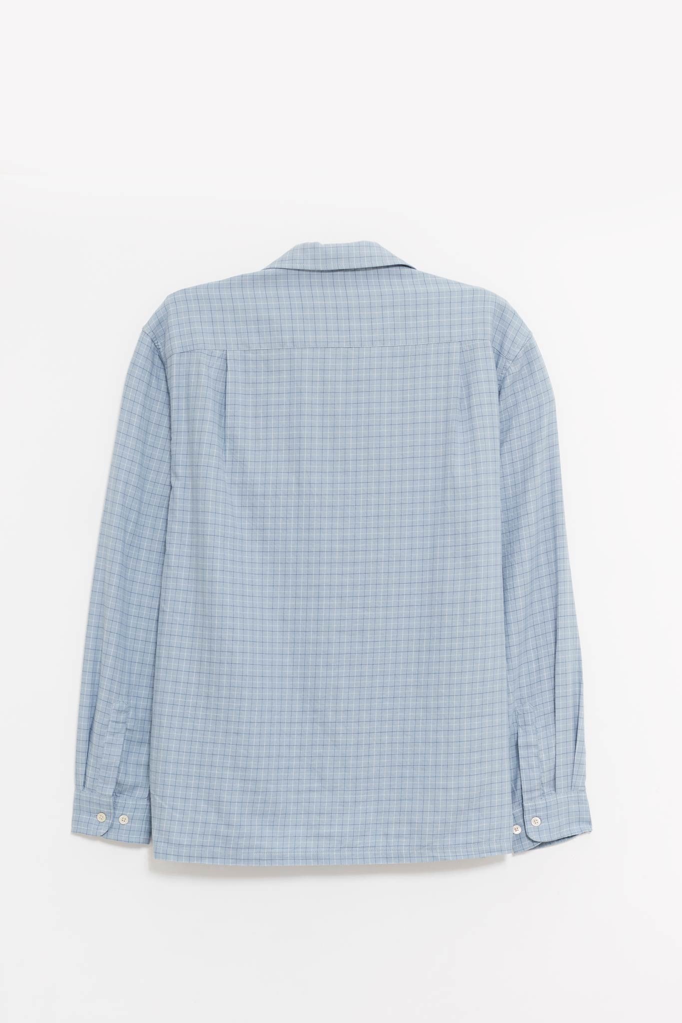 SUNFLOWER BLUE CHECK POCKET SHIRT