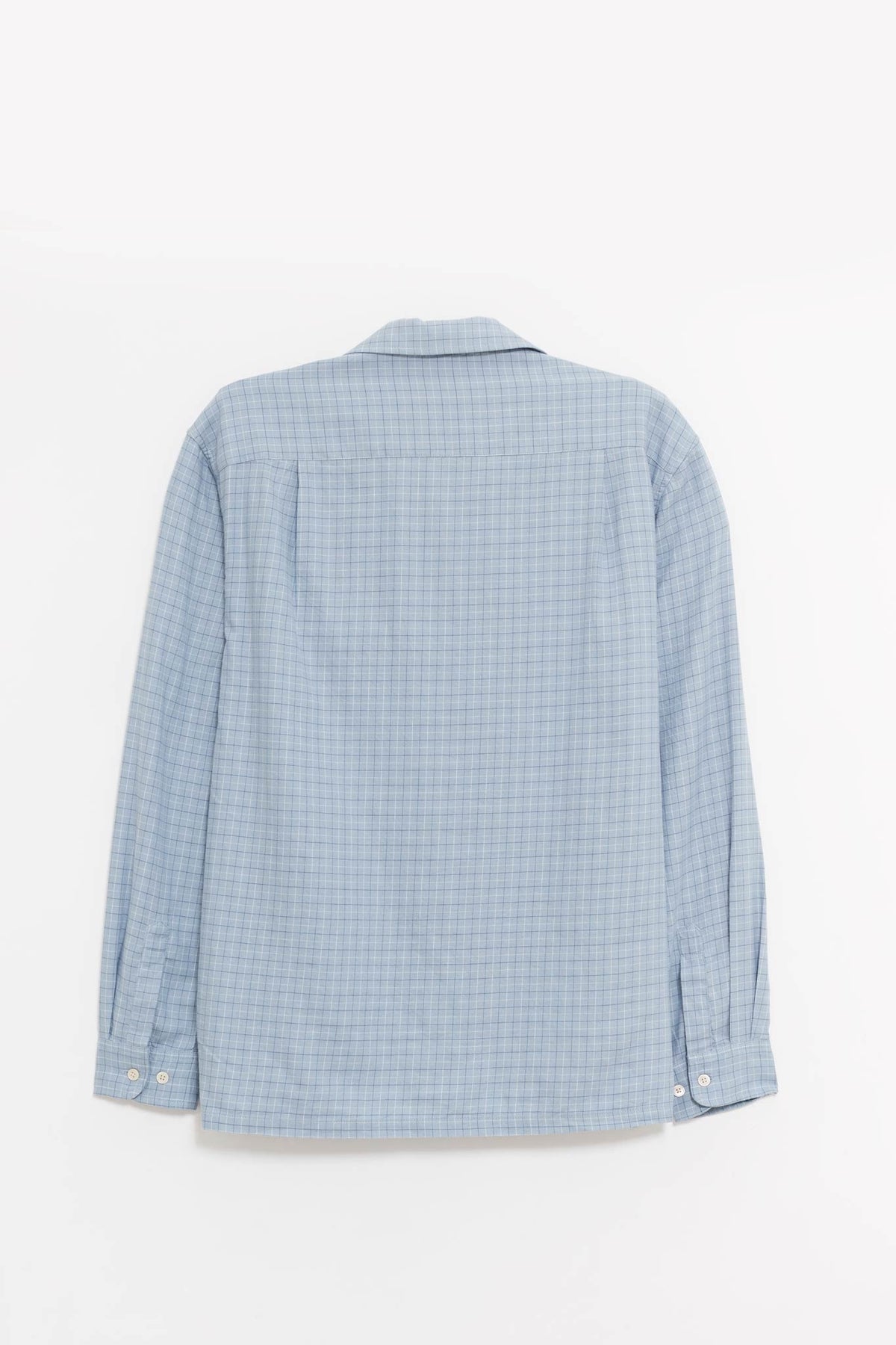 SUNFLOWER BLUE CHECK POCKET SHIRT