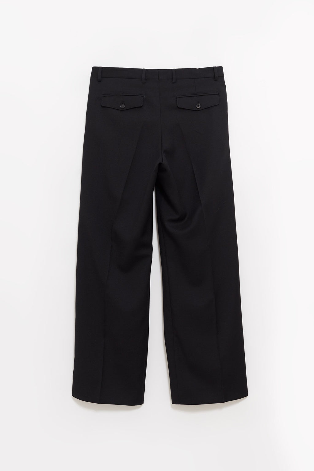 SUNFLOWER BLACK WIDE PLEATED TROUSER