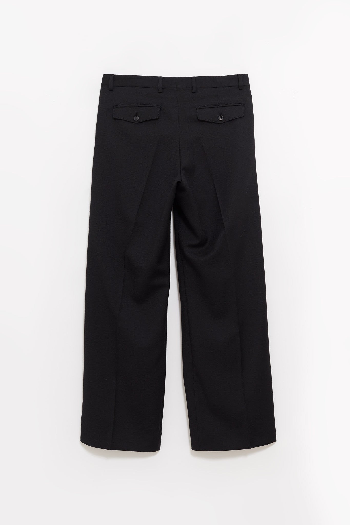 SUNFLOWER BLACK WIDE PLEATED TROUSER