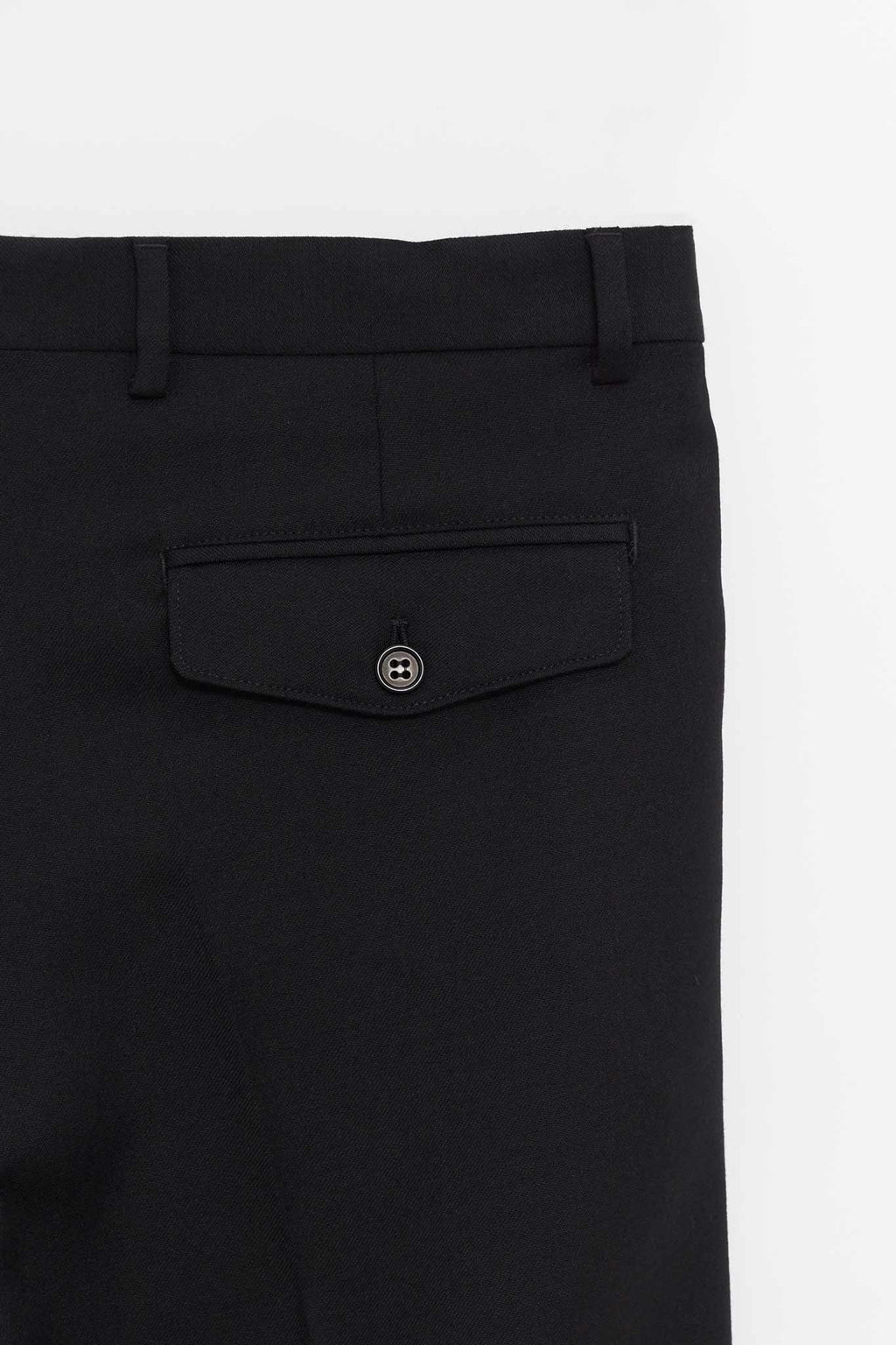 SUNFLOWER BLACK WIDE PLEATED TROUSER