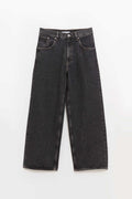 SUNFLOWER BLACK STONE SUPER WIDE JEANS