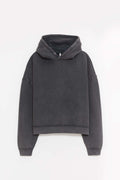 SUNFLOWER ANTRACITE WASHED HOOD SWEAT HOODIE