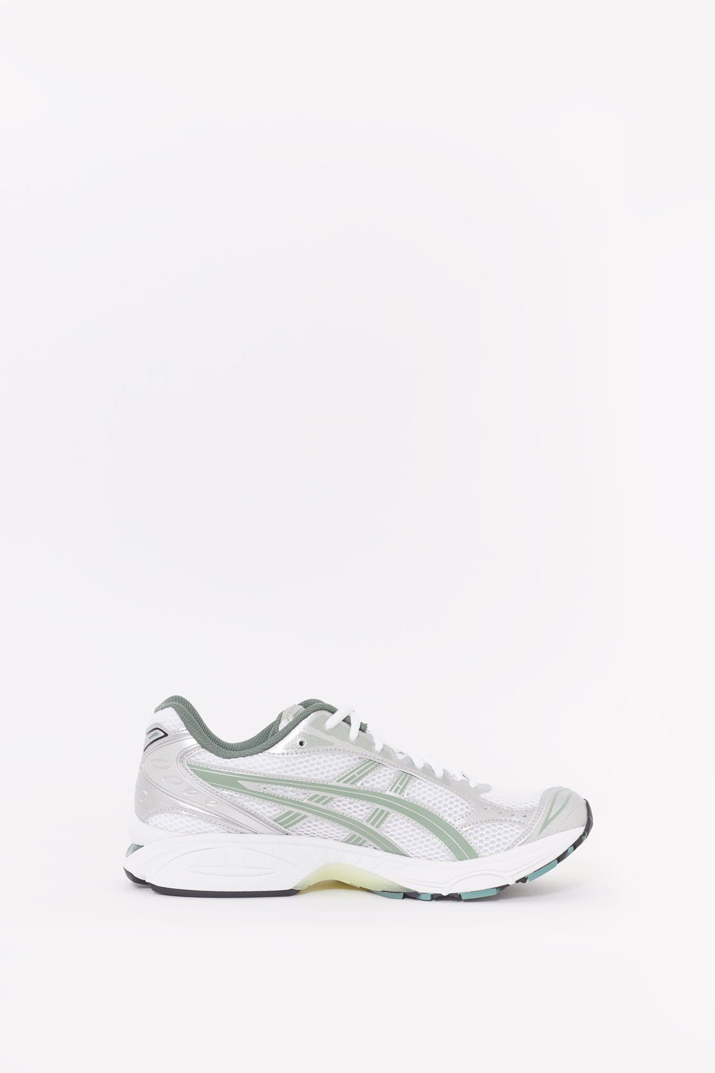 ASICS WHITE SLATE GREY GEL KAYANO 14 SNEAKERS