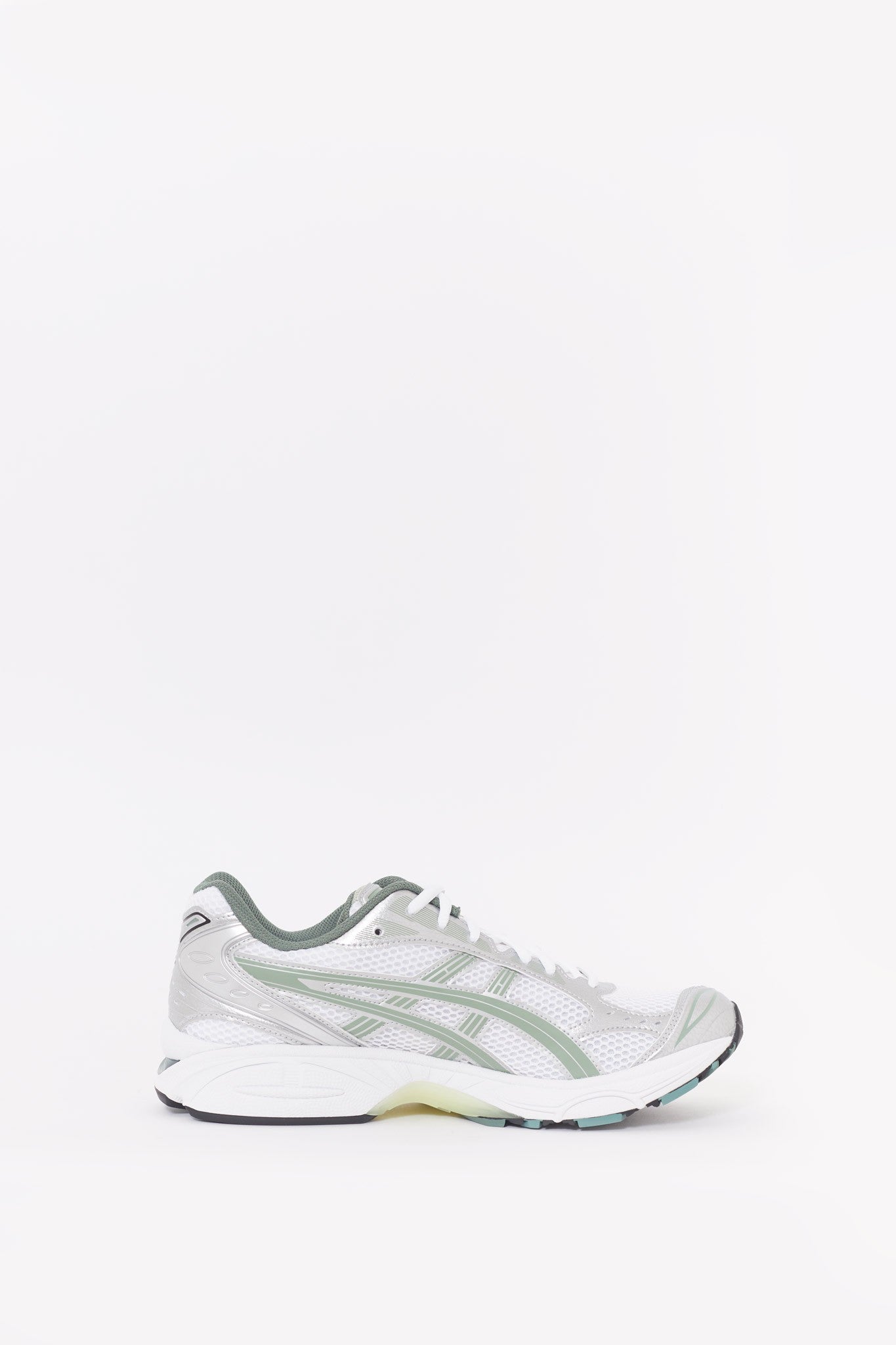 ASICS WHITE SLATE GREY GEL KAYANO 14 SNEAKERS