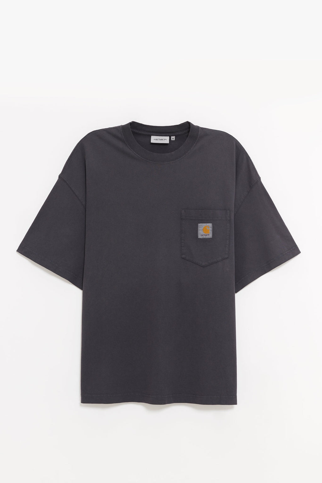 CARHARTT WIP BLACK S S HUDSON POCKET T SHIRT