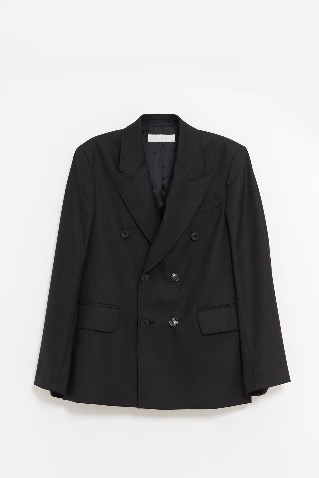 OUR LEGACY BLACK PANAMA UNCONSTRUCTED DB BLAZER