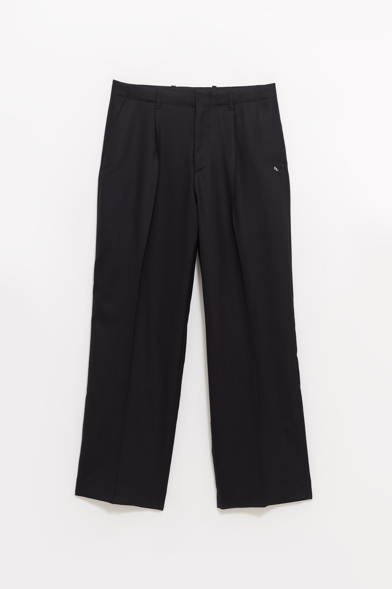 OUR LEGACY BLACK PANAMA BORROWED CHINO TROUSER