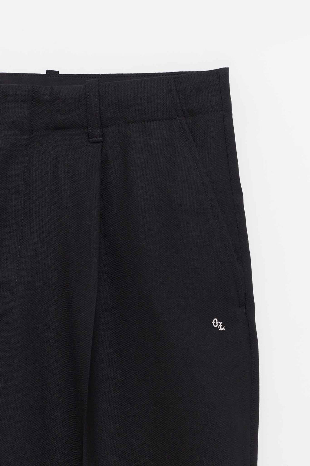 OUR LEGACY BLACK PANAMA BORROWED CHINO TROUSER