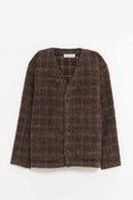 OUR LEGACY DORF CHECK CARDIGAN