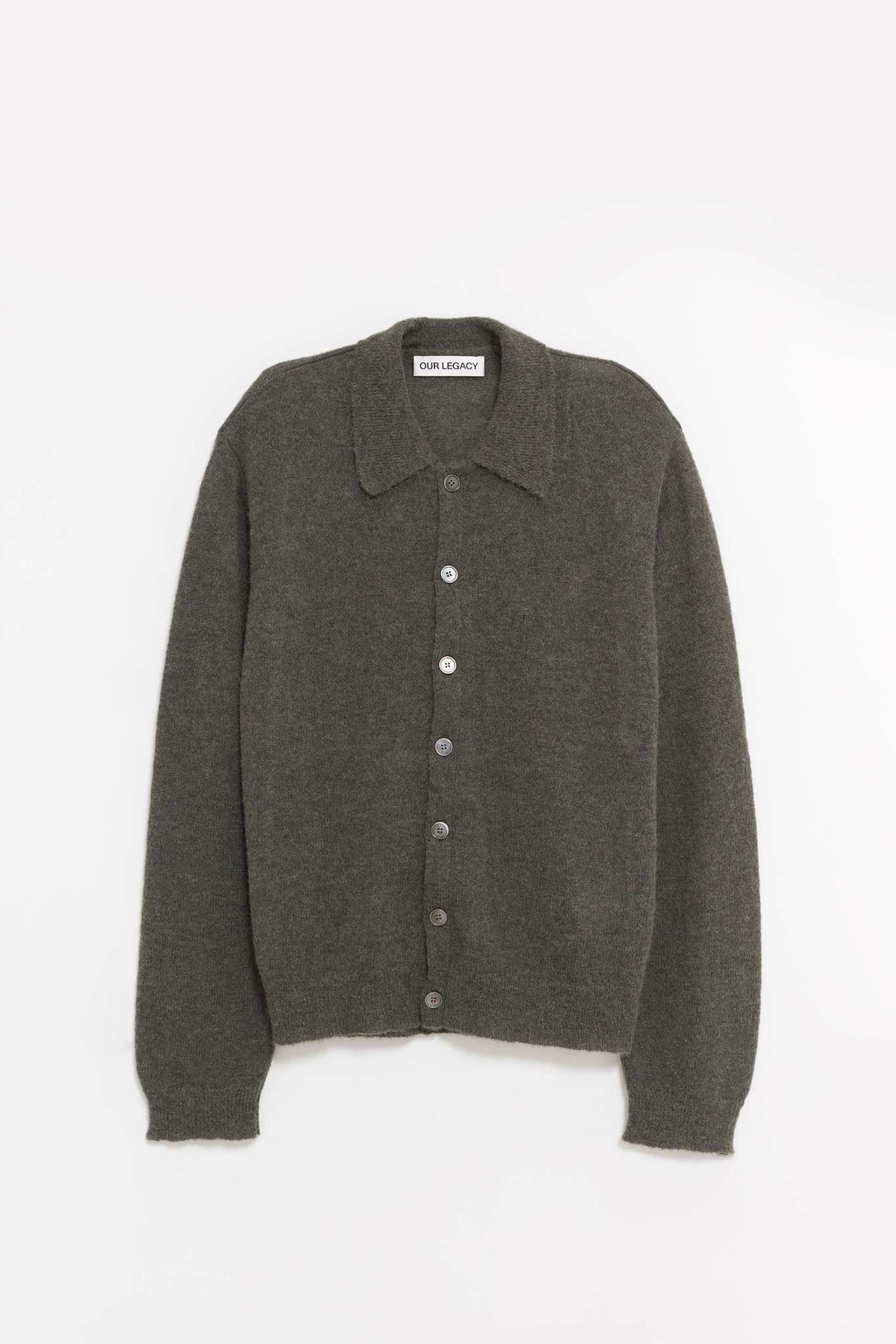 OUR LEGACY MOSS GREEN EVENING POLO