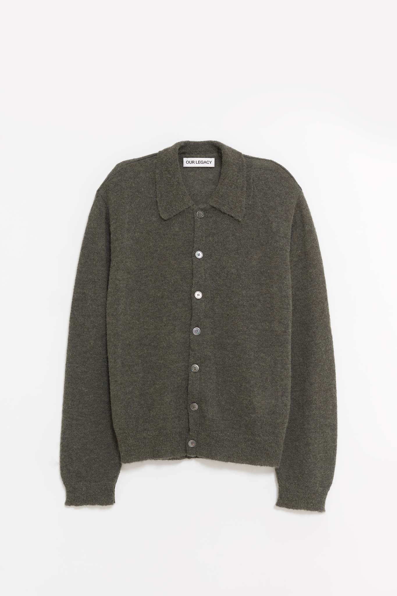 OUR LEGACY MOSS GREEN EVENING POLO