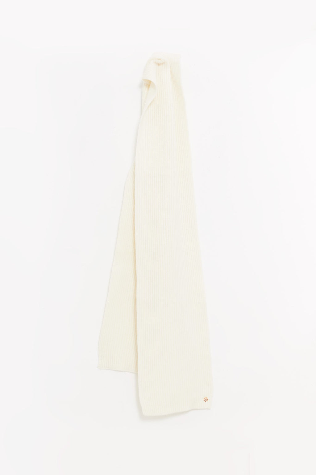 CASABLANCA WHITE HALF CARDIGAN SCARF