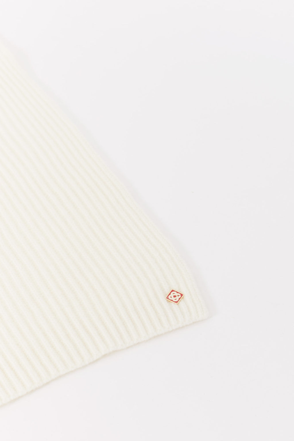 CASABLANCA WHITE HALF CARDIGAN SCARF