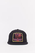 RHUDE BLACK LIVE RHUDES TRUCKER HAT