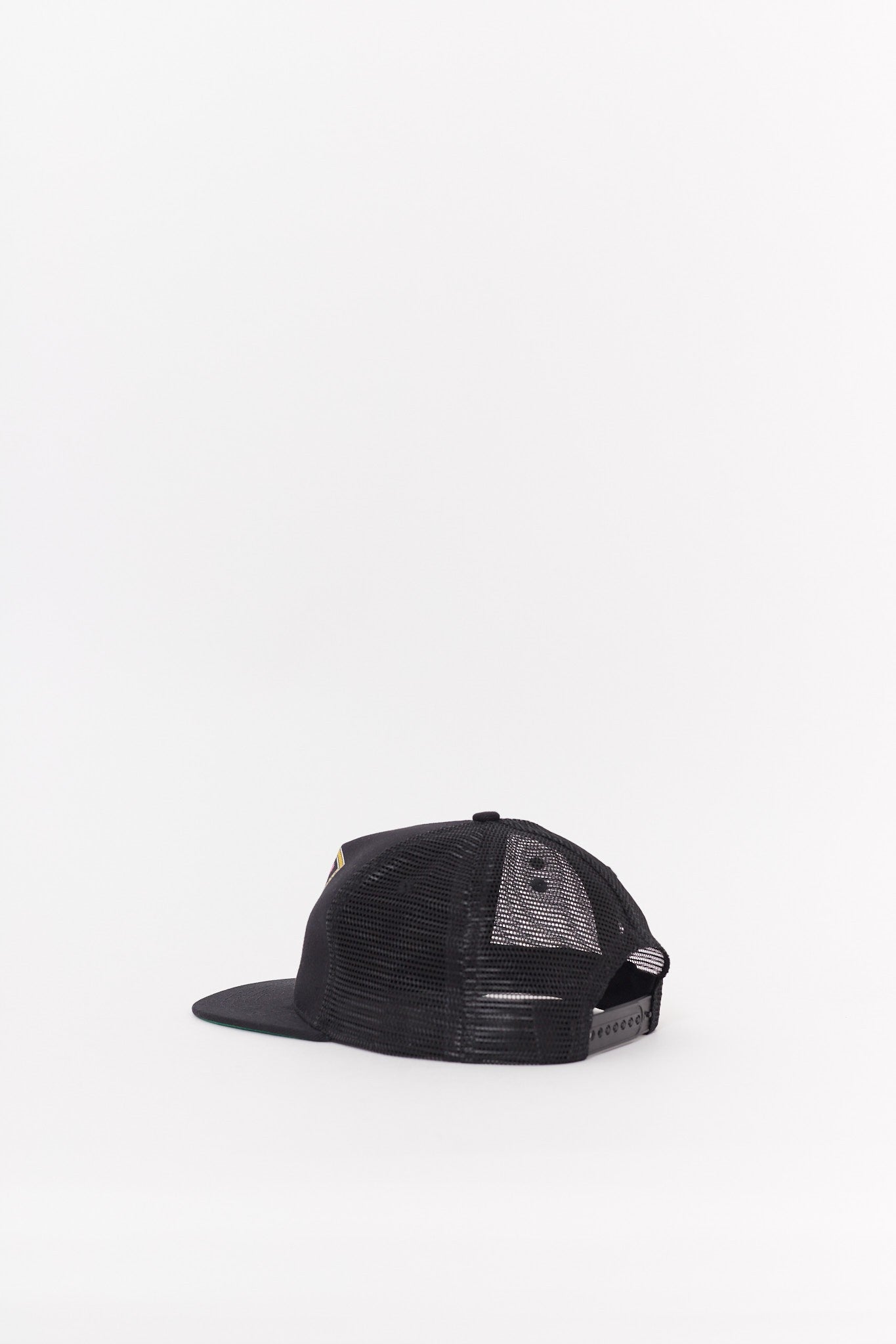 RHUDE BLACK LIVE RHUDES TRUCKER HAT
