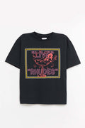 RHUDE VINTAGE BLACK LIVE RHUDES T SHIRT