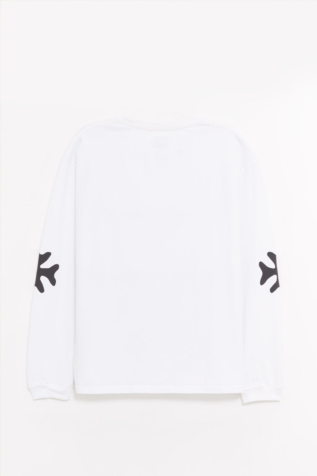 RHUDE WHITE DEIX SHIELD OVERSIZED LS T SHIRT