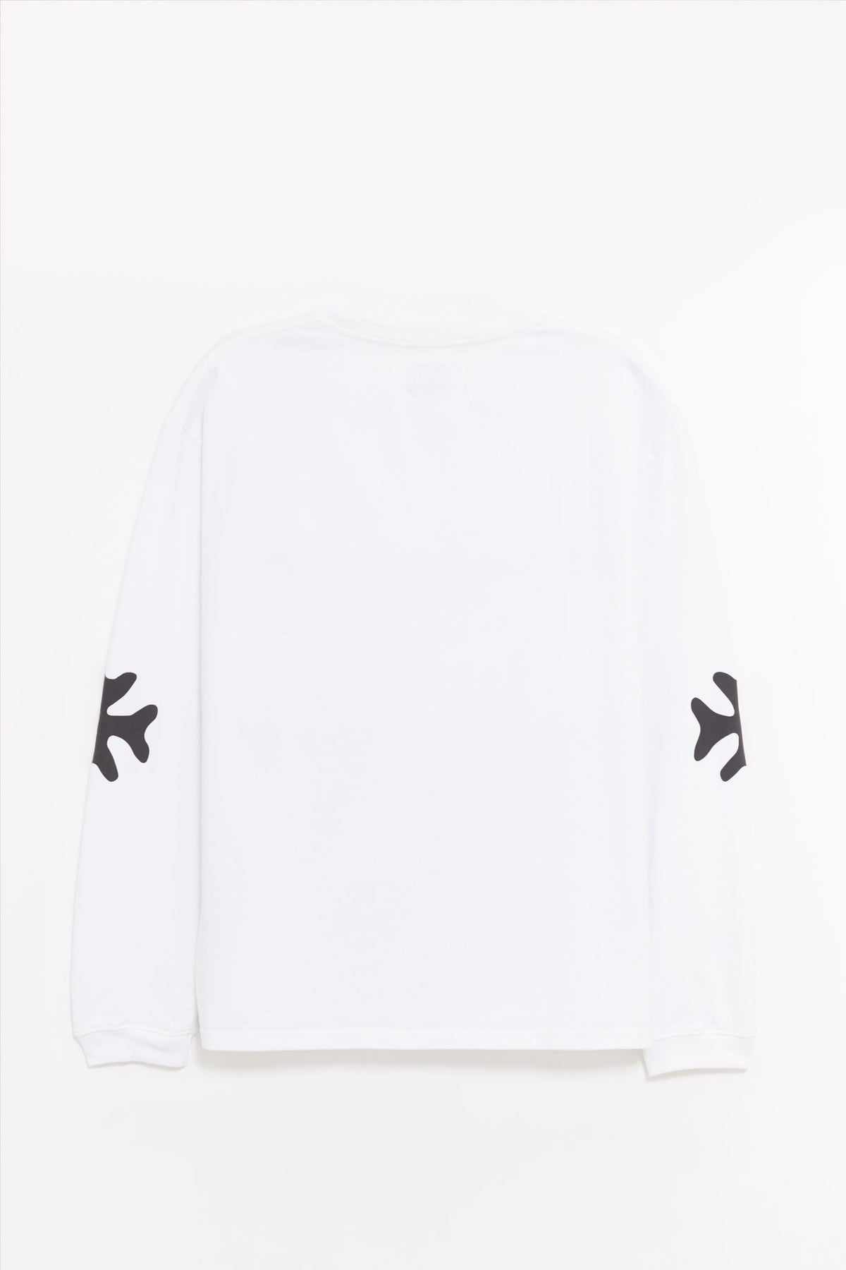 RHUDE WHITE DEIX SHIELD OVERSIZED LS T SHIRT