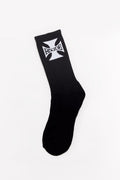 RHUDE BLACK RHUDE BOYS LOGO SOCKS