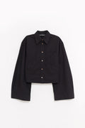 OUR LEGACY DYED BLACK BALLOON SHIRT