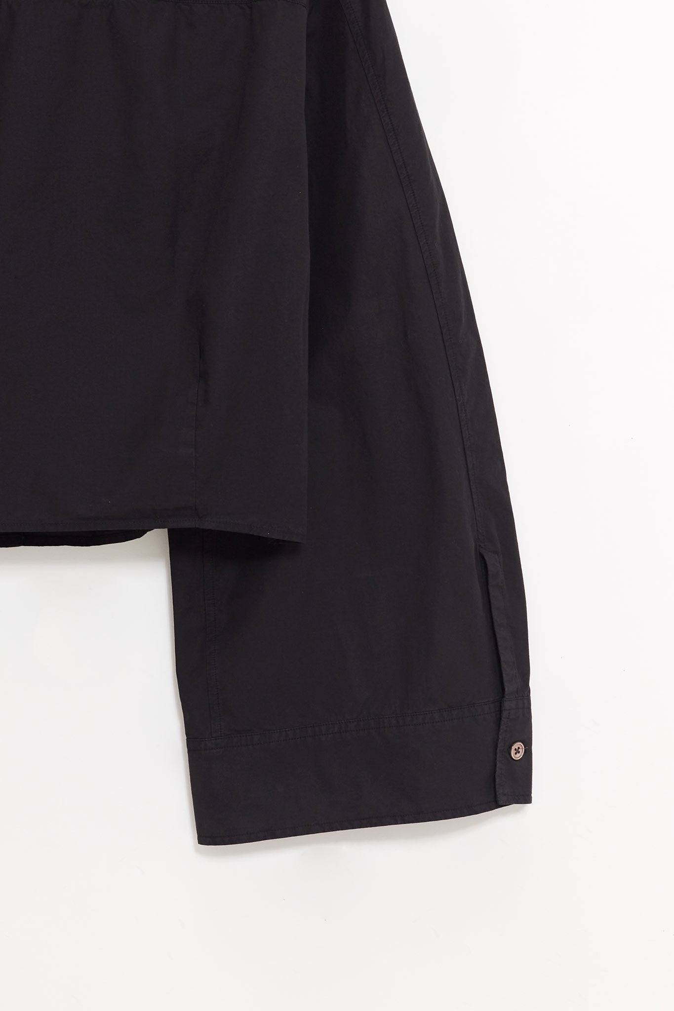 OUR LEGACY DYED BLACK BALLOON SHIRT