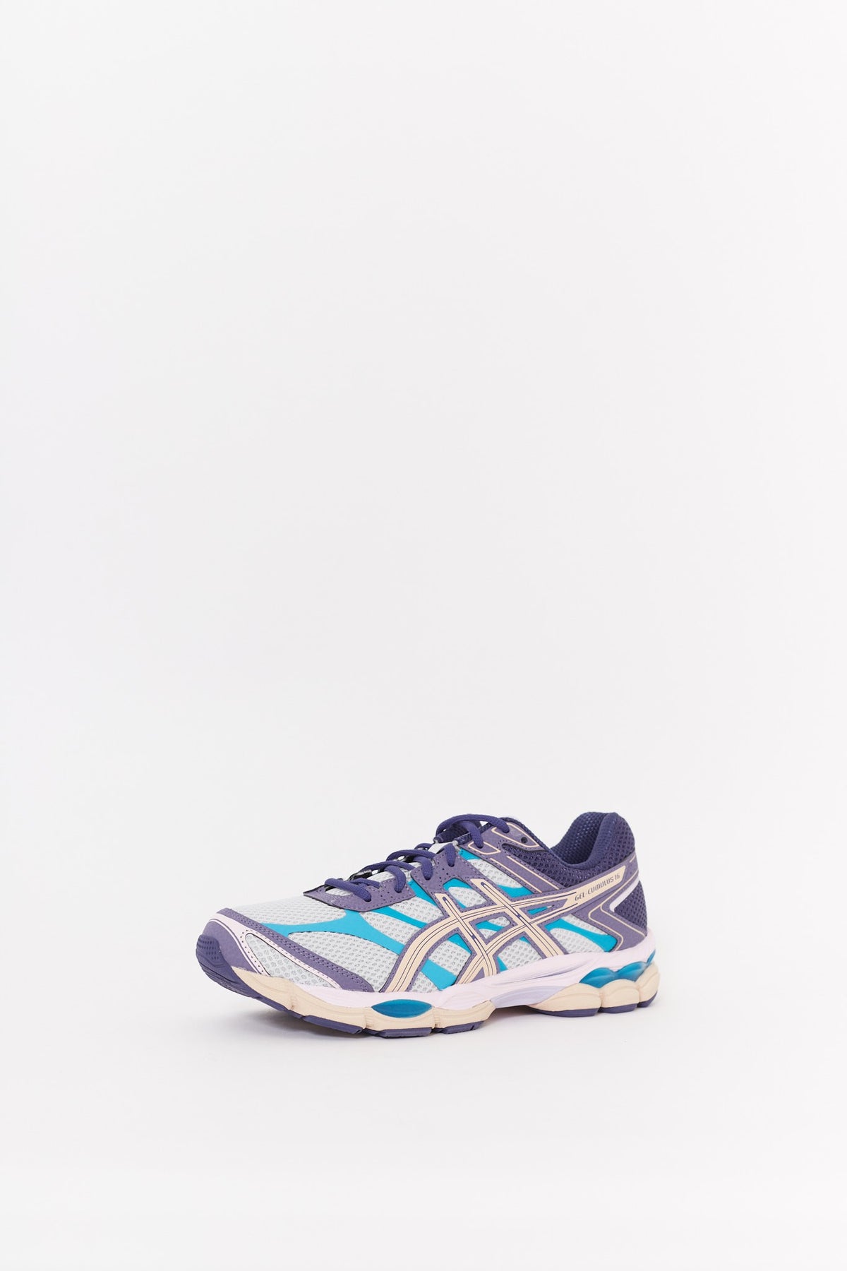 ASICS CLOUD GREY GEL CUMULUS 16 SNEAKERS