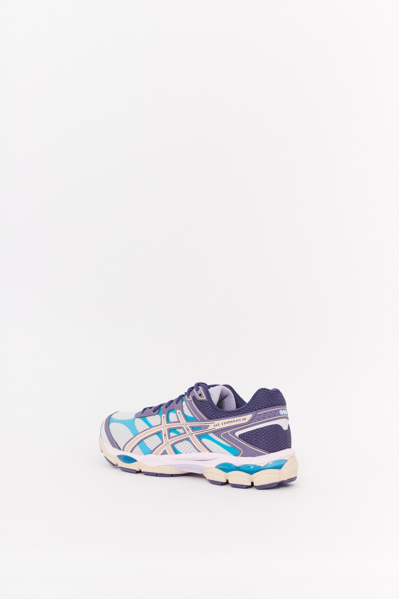 ASICS CLOUD GREY GEL CUMULUS 16 SNEAKERS