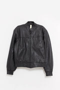 SUNFLOWER BLACK POLO BIKER JACKET