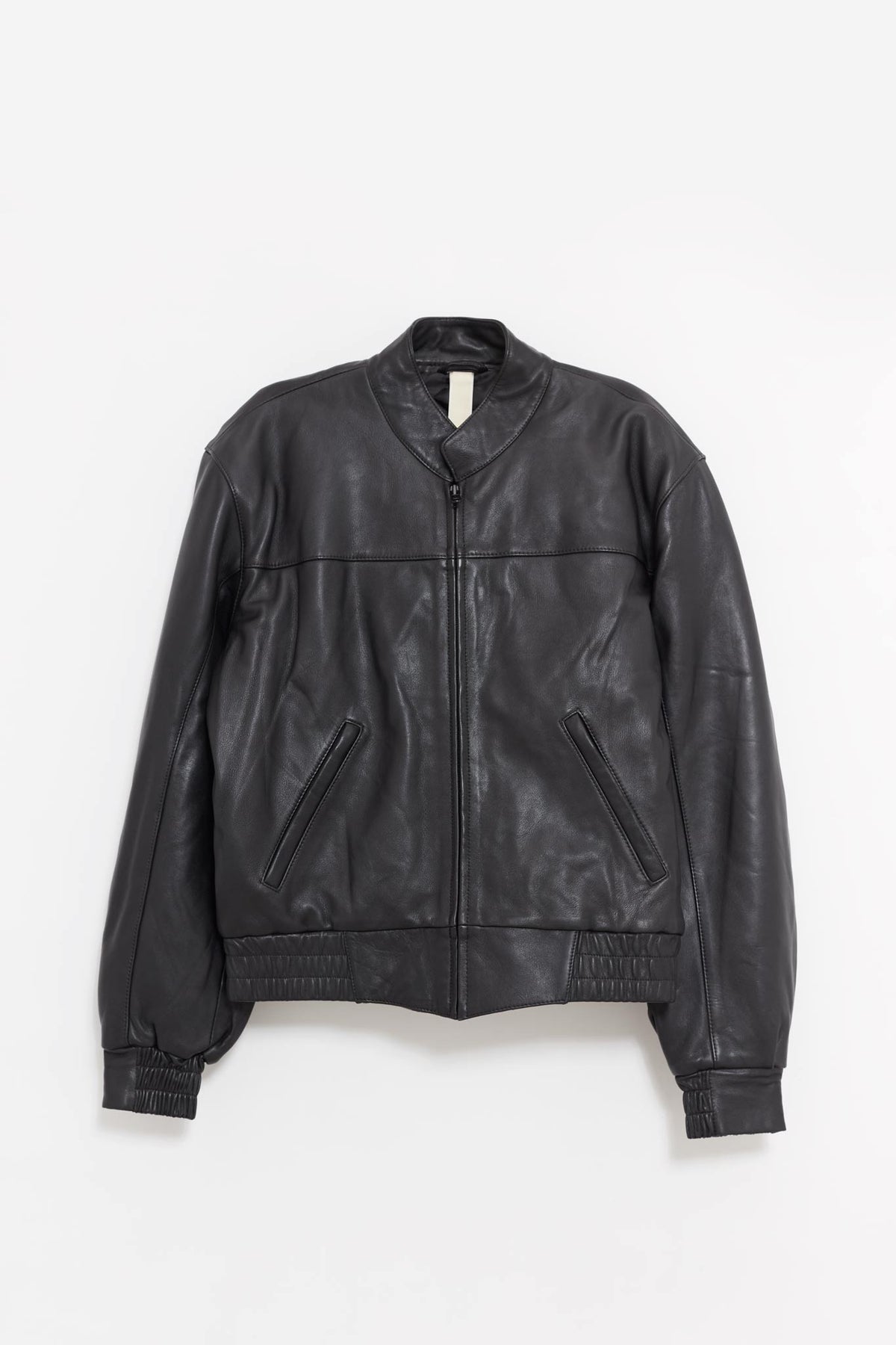 SUNFLOWER BLACK POLO BIKER JACKET