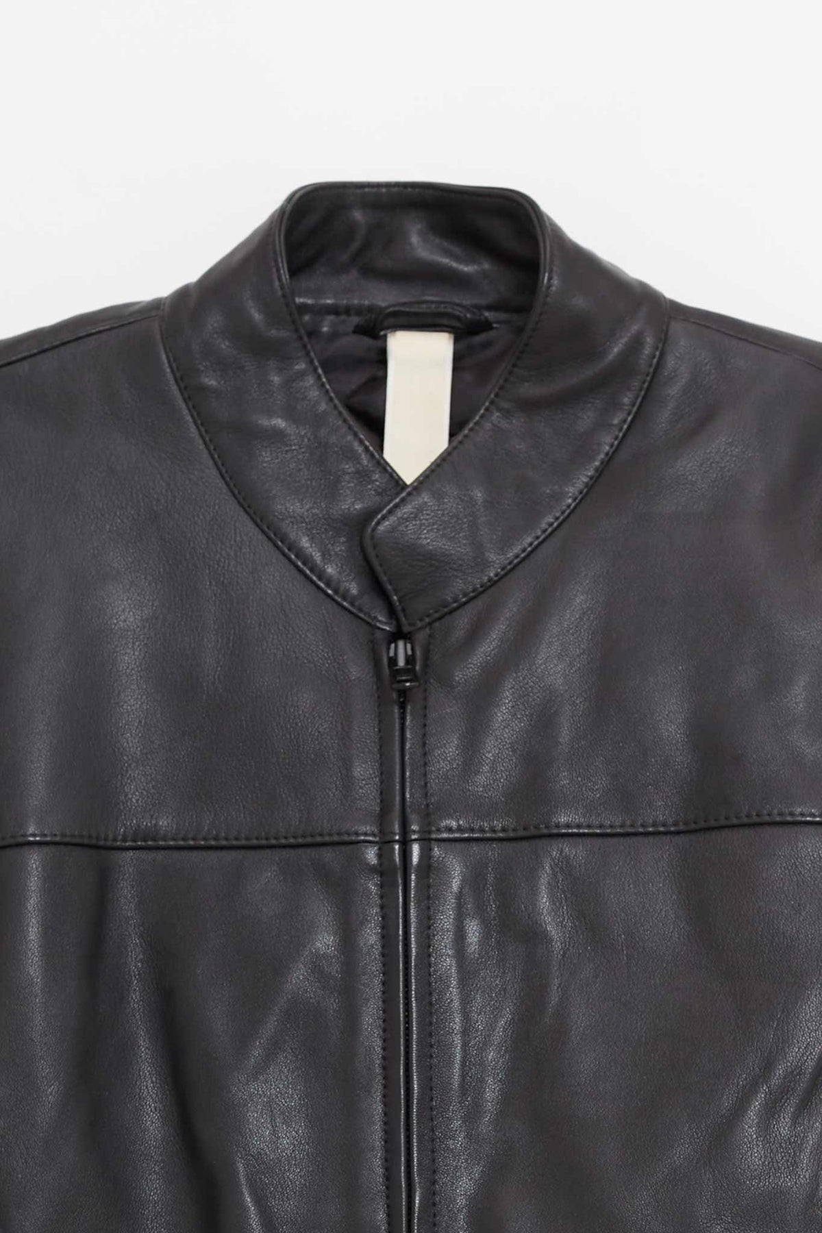 SUNFLOWER BLACK POLO BIKER JACKET