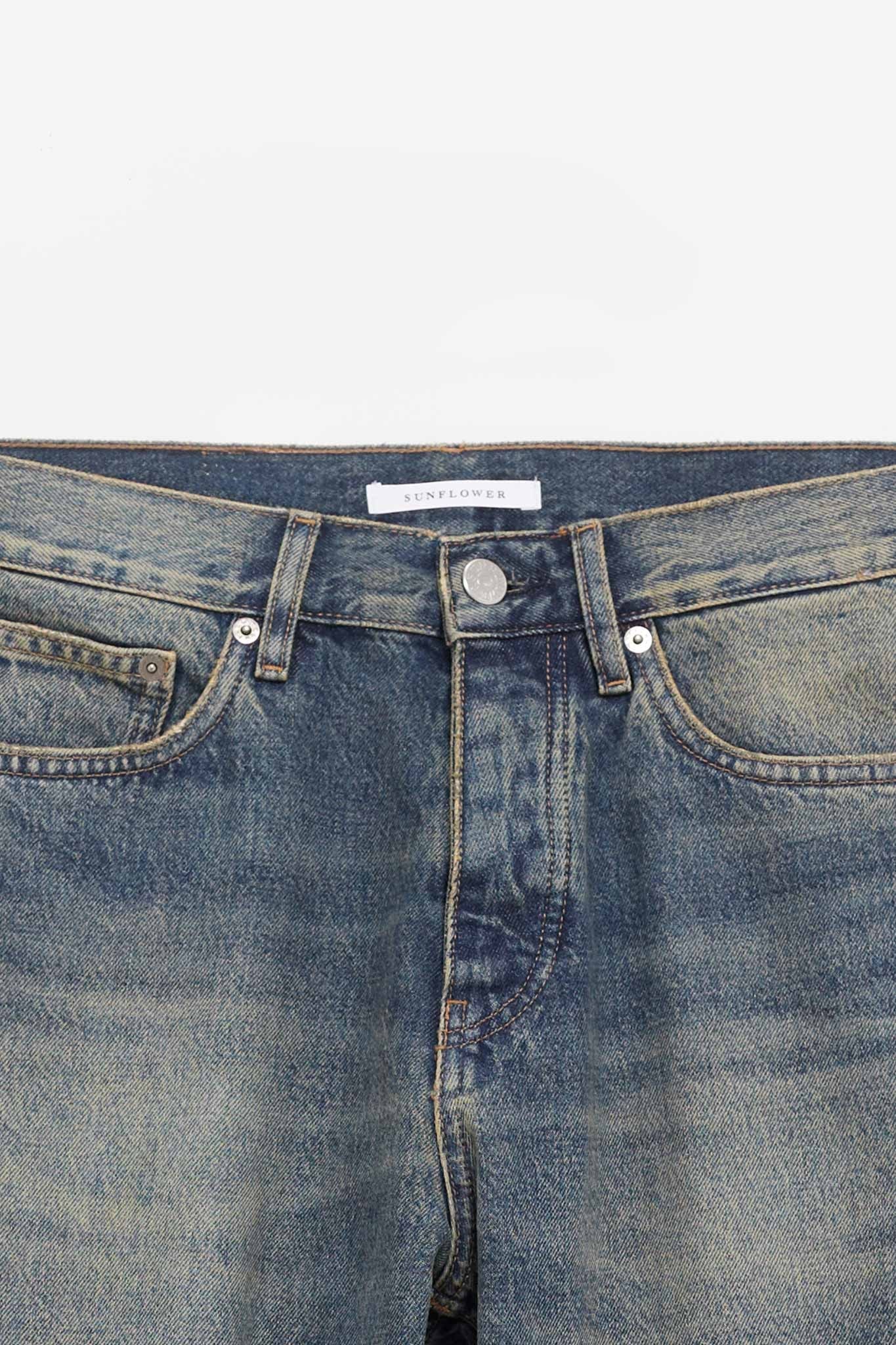 SUNFLOWER DIRTY BLUE LOOSE JEANS