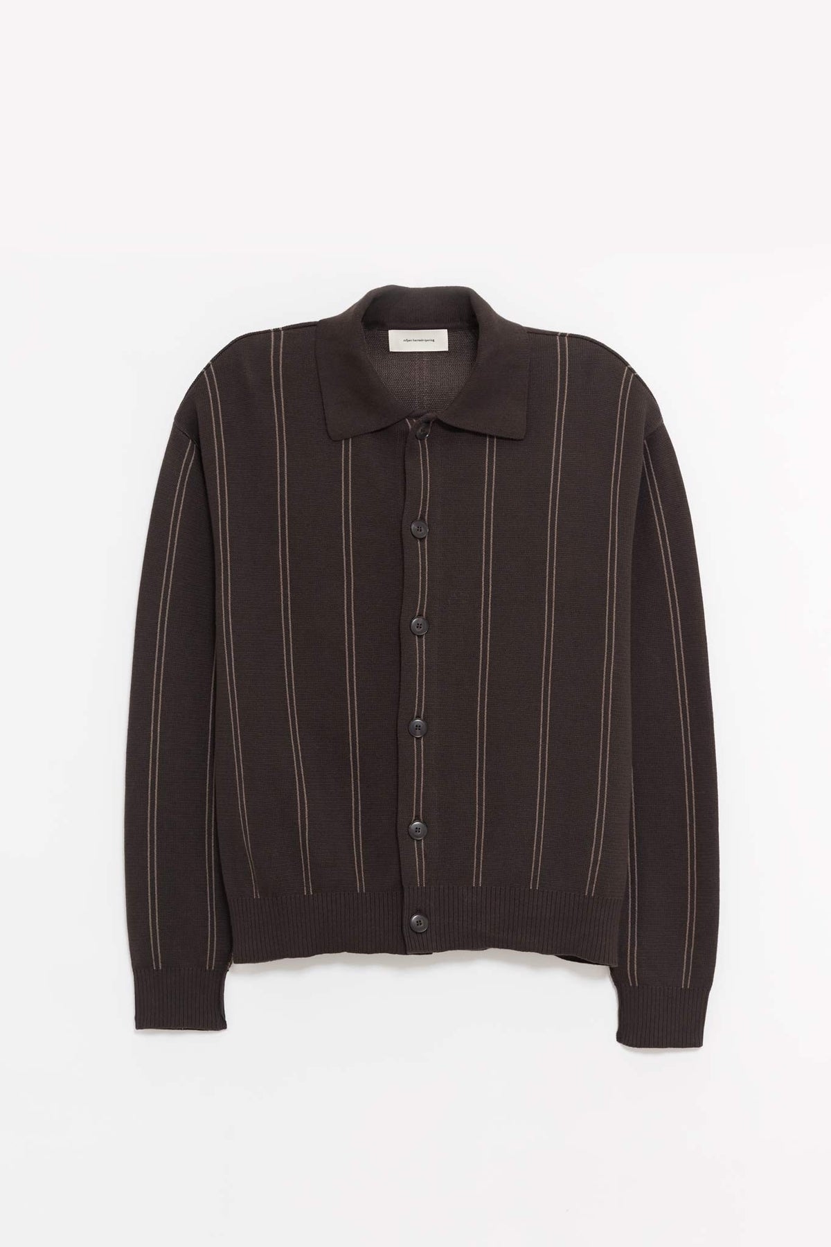 MFPEN BISCUIT STRIPE FORMAL CARDIGAN